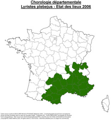 RÃ©sultat de recherche d'images pour "lyristes plebejus repartition"